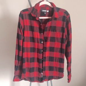 CANADA WEATHERGEAR Red Buffalo Plaid Button Down